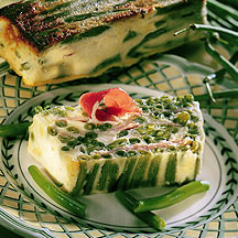 recette Clafoutis de haricots verts au bacon
