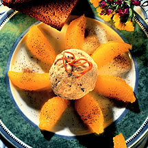 recette Glace au pain d'Ã©pices et salade d'orange