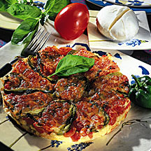 recette Pizza de pommes de terre et mozzarella