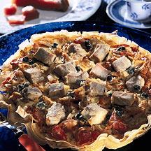 recette Pizza croustillante au thon frais
