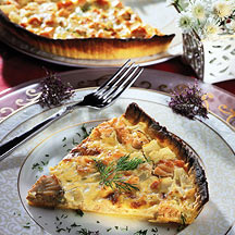 recette Tarte au saumon et au fenouil