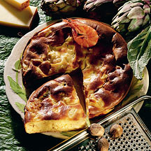 recette Tarte aux crevettes et fonds d'artichauts