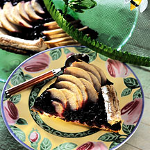 recette Tarte poires myrtilles